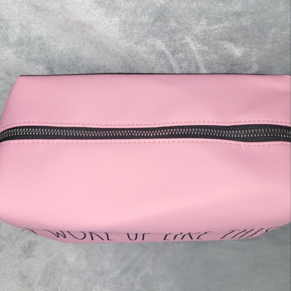 ❤SALE❤Rae Dunn "I Woke Up Like This." cosmetic bag. - Picture 6 of 9